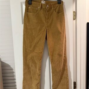 J. Crew Tan Corduroy Trousers